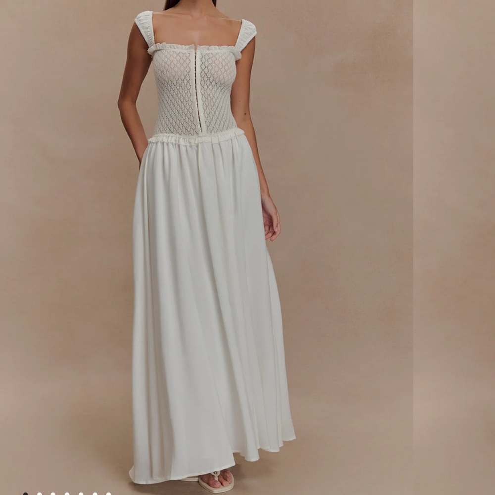 Meshki White Maxi Dress